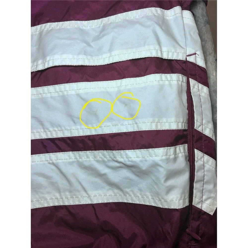 Vintage Adidas Windbreaker Jacket Men's XXL. Hooded, Full Zip, Three Stripes.